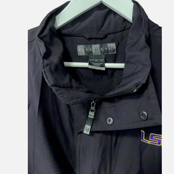 LSU Tigers Nike Storm Fit Embroidered Full Zip Black Jacket Women's size L - Picture 2 of 8